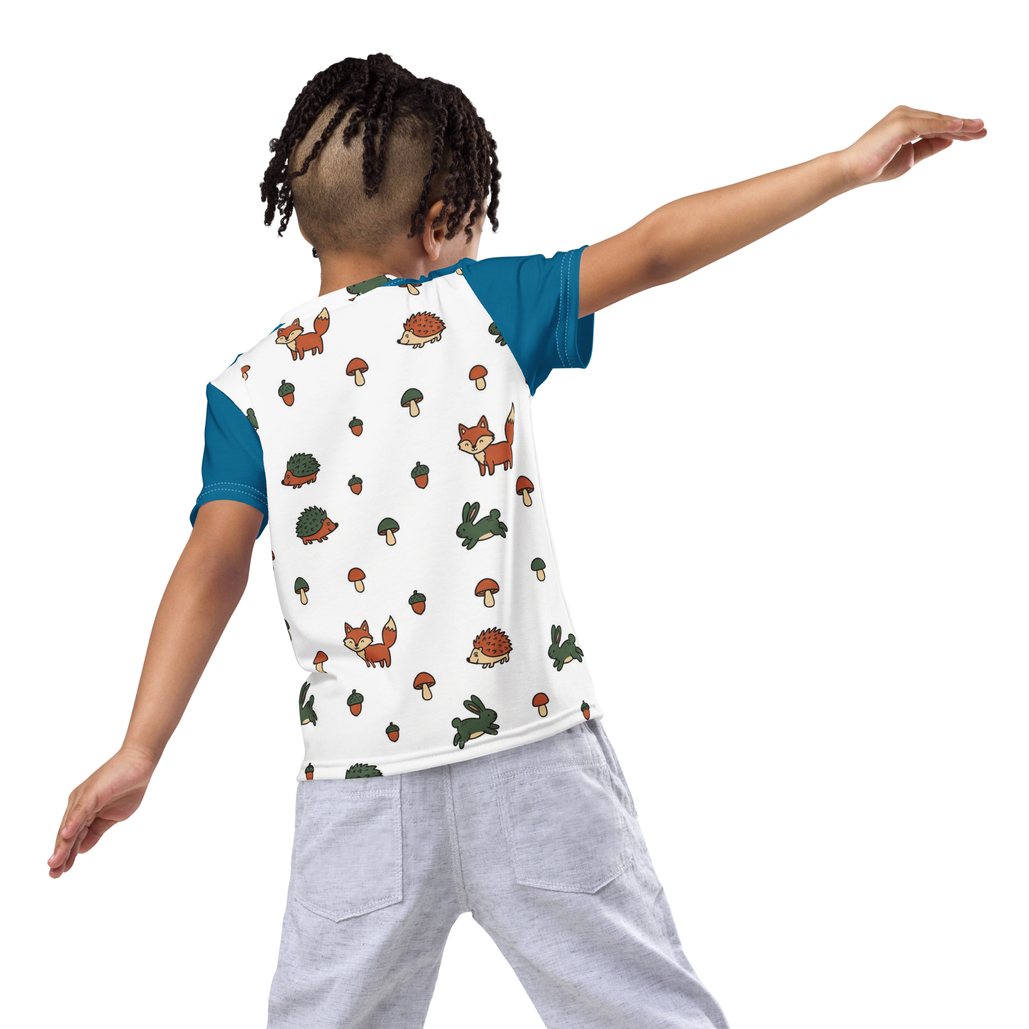 Camiseta Forest Tee de Métrica Studio para niños, inspiración natural