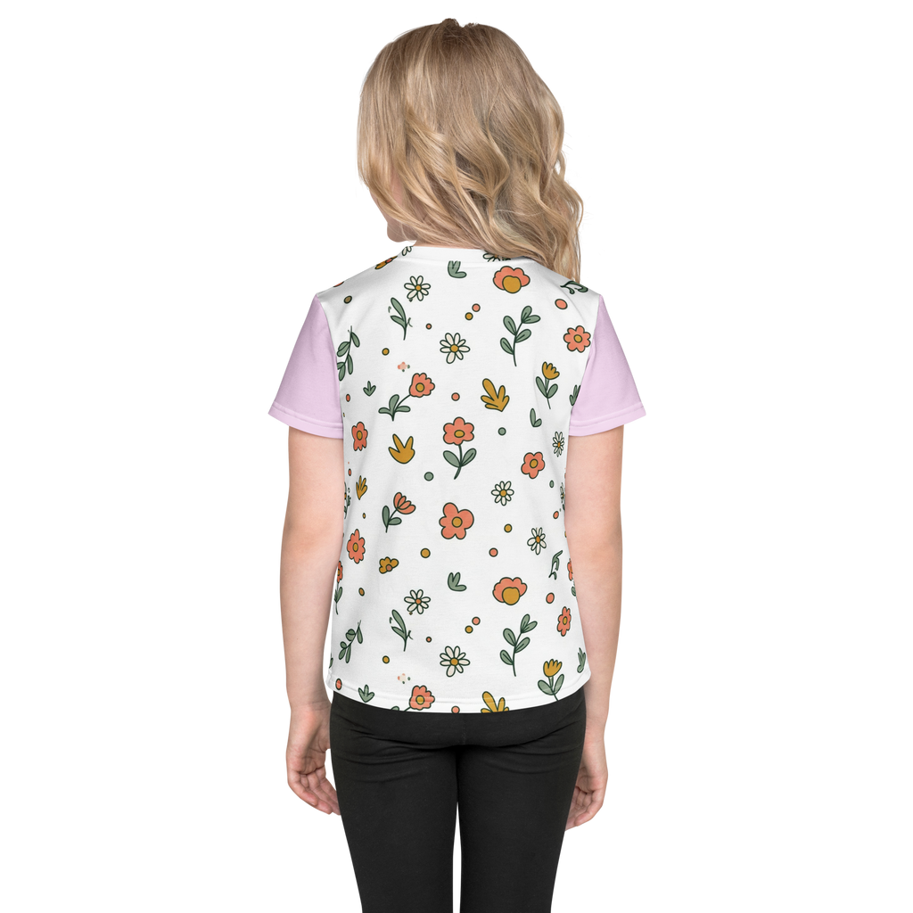 Camiseta Flower Tee de Métrica Studio para niños, diseño infantil vibrante