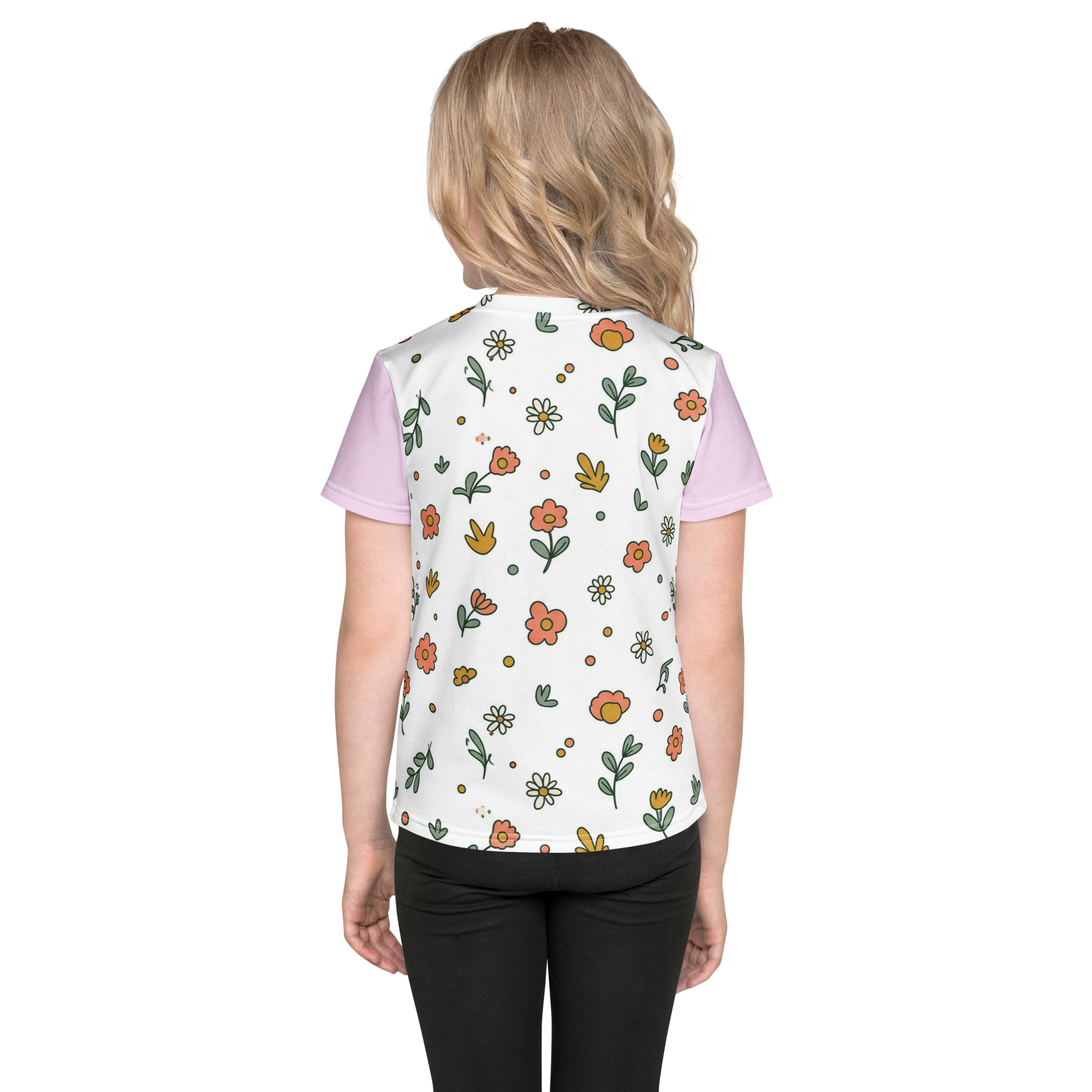 Camiseta Flower Tee de Métrica Studio para niños, diseño infantil vibrante