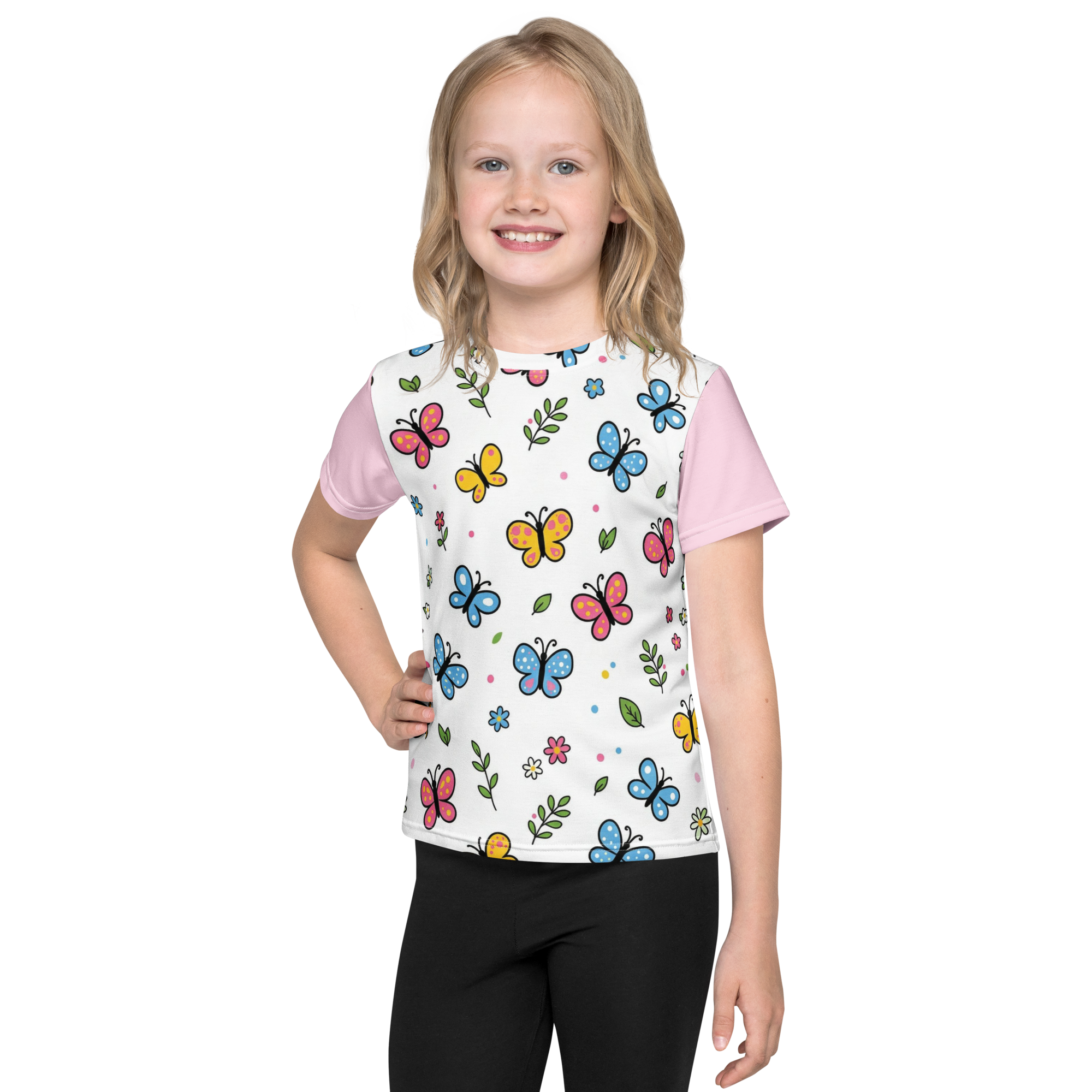 Camiseta Butterfly Tee de Métrica Studio para niños, colección Little World