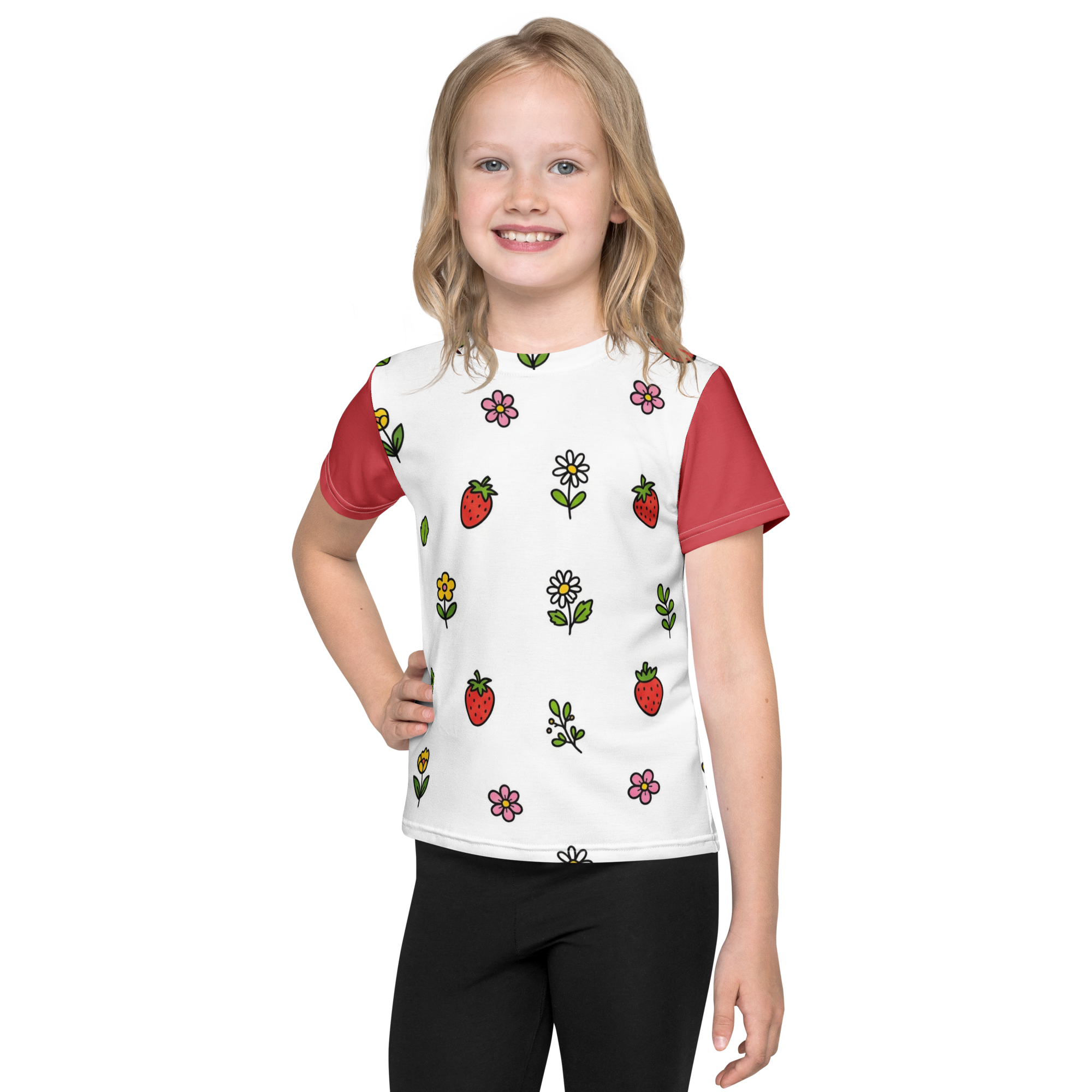 Strawberry Tee niños - camiseta exploradora de Métrica Studio