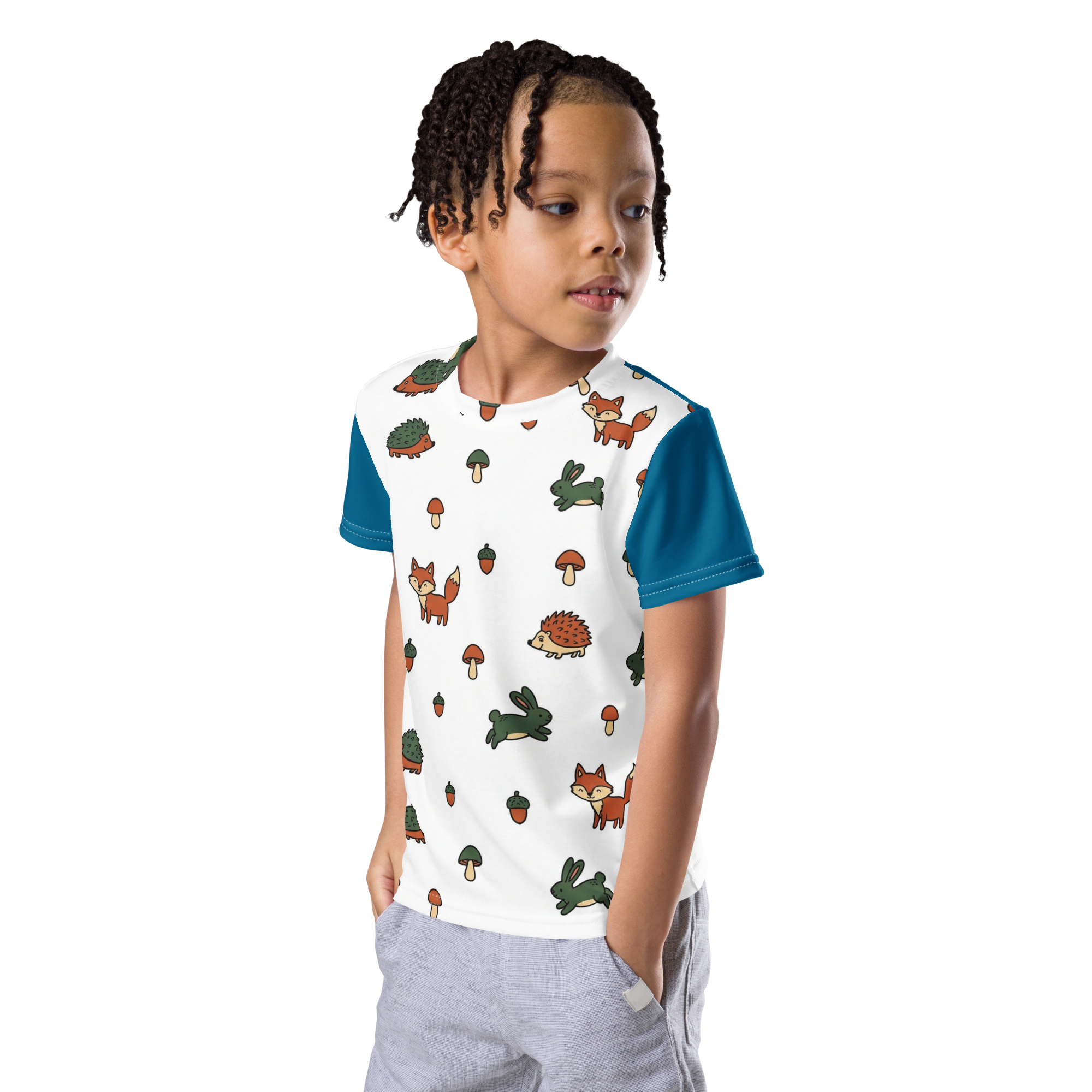 Camiseta Forest Tee de Métrica Studio para niños, inspiración natural