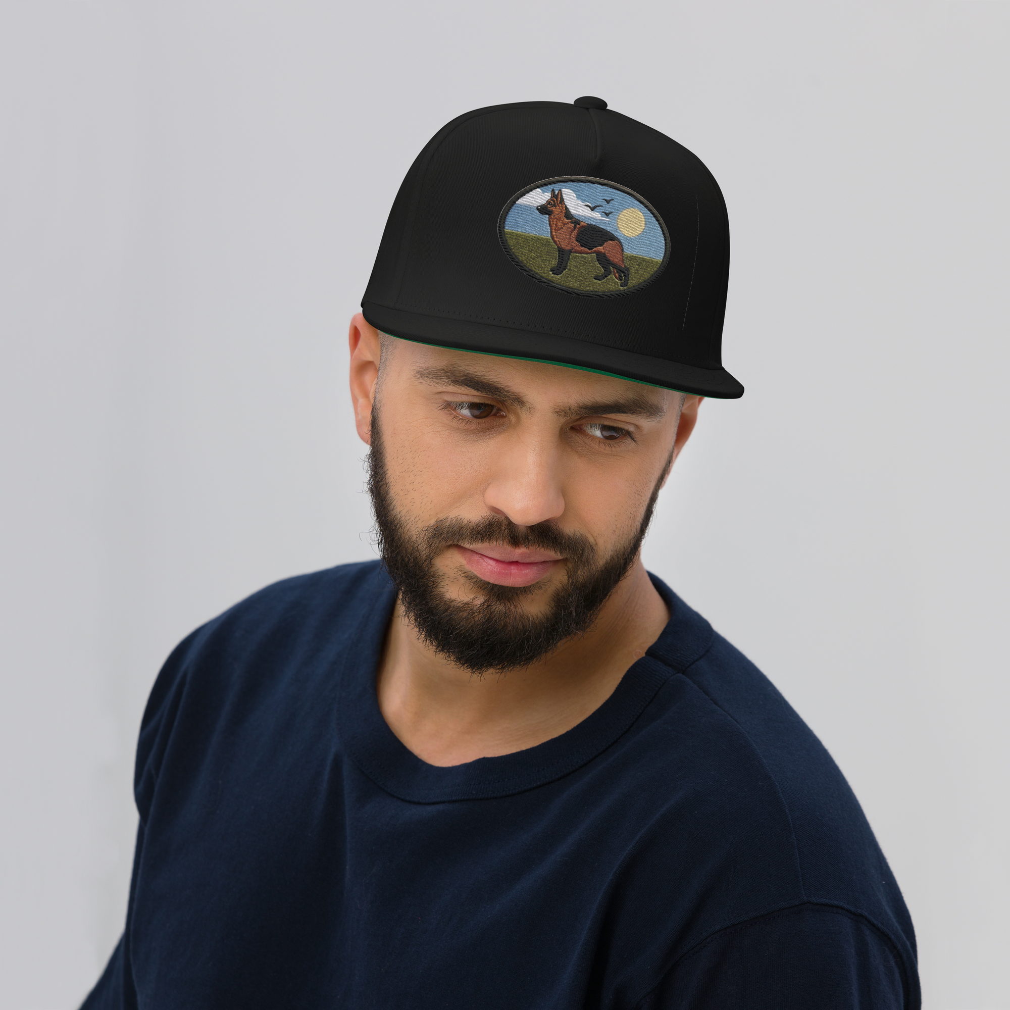 Gorra unisex Pastor Alemán de Métrica Studio, inspirada en naturaleza y viajes