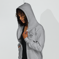 Olive Tree Zip Hoodie de Métrica Studio, diseño unisex inspirado en la mitología griega
